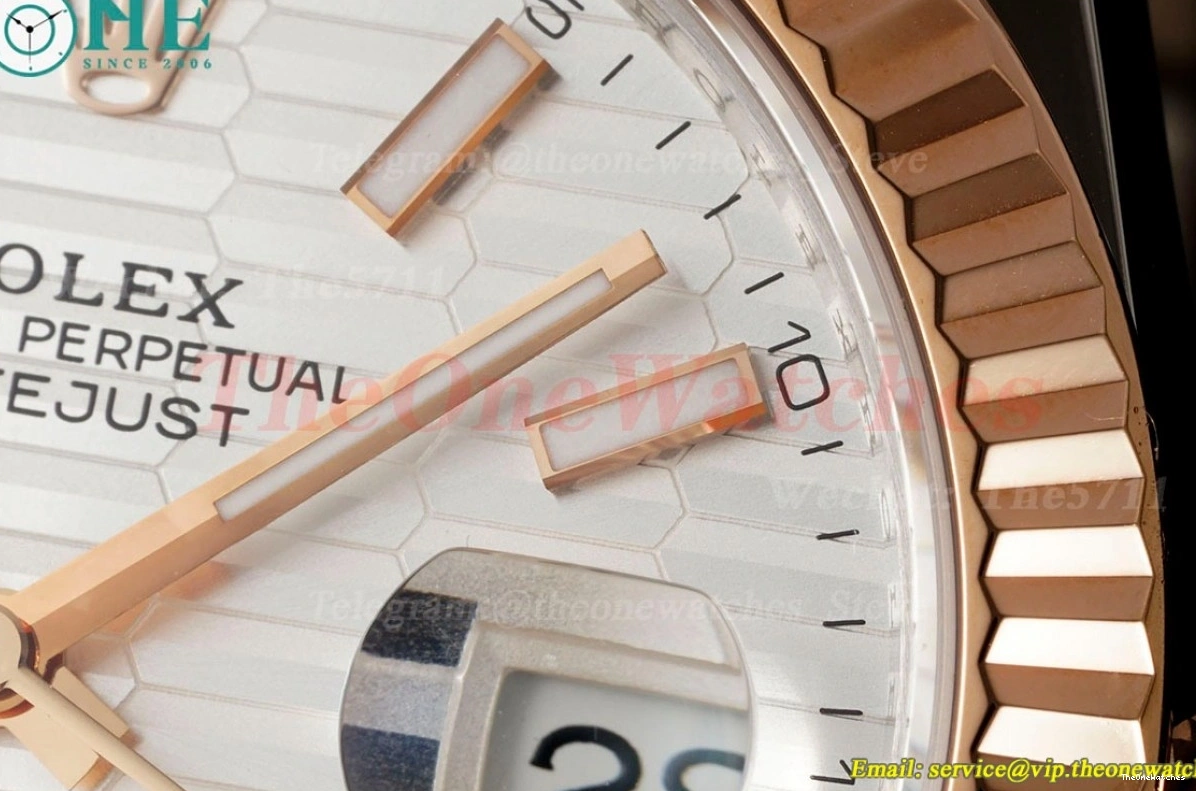 126331 VS3235 Textured Silver Dial Datejust VSF 41mm RG Jub SS 0414